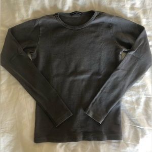 brandy melville striped long sleeve top - women’s extra small